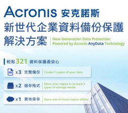 軟體專區-工具軟體- Acronis Backup資料保護解決方案
